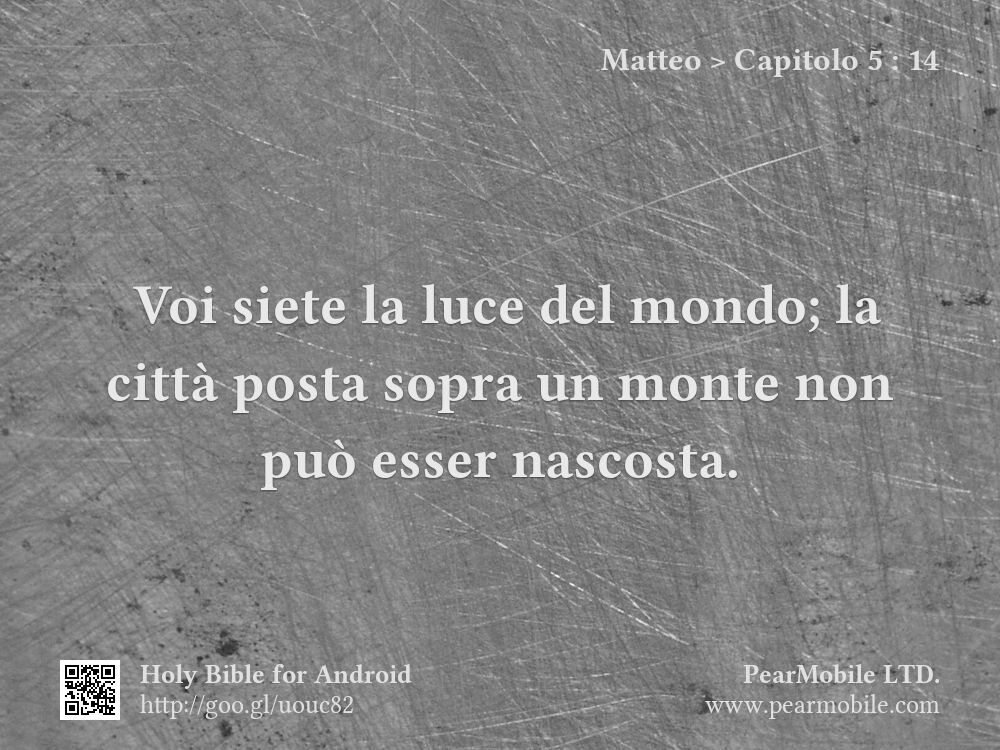 Matteo, Capitolo 5:14